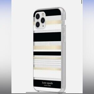 Kate Spade NY Protective Hardshell, Oceanside Stripe, iPhone 11 Pro Max/…